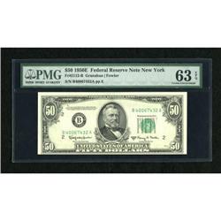Fr. 2112-B $50 1950E Federal Reserve Note. PMG