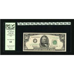 Fr. 2112-G $50 1950E Federal Reserve Note. PCGS