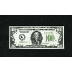 Fr. 2151-G $100 1928A LGS Federal Reserve Note.