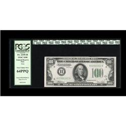 Fr. 2155-H $100 1934C Mule Federal Reserve Note.
