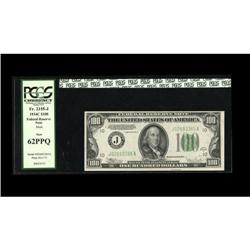 Fr. 2155-J $100 1934C Mule Federal Reserve Note.
