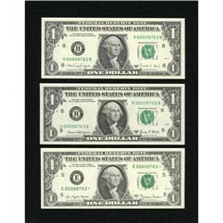 Matched Serial Numbers $1 FRN's