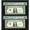 Image 1 : Fr. 1907-B $1 1969D Federal Reserve Notes. Two