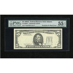 Fr. 1980-F $5 1988A Federal Reserve Note. PMG