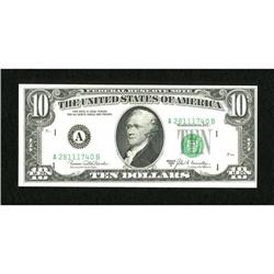 Fr. 2020-A $10 1969B Federal Reserve Note.