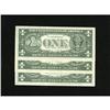 Image 2 : Fr. 1909-C $1 1977 Federal Reserve Notes. Three