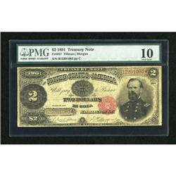 Fr. 357 $2 1891 Treasury Note PMG Very Good 10.