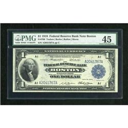 Fr. 708 $1 1918 Federal Reserve Bank Note PMG