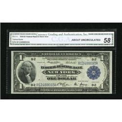 Fr. 711 $1 1918 Federal Reserve Bank Note CGA