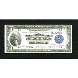 Fr. 721 $1 1918 Federal Reserve Bank Note Choice