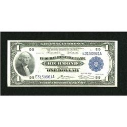 Fr. 721 $1 1918 Federal Reserve Bank Note About