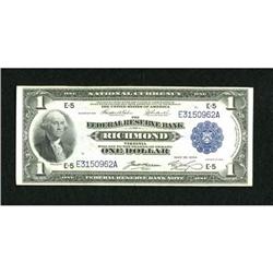 Fr. 721 $1 1918 Federal Reserve Bank Note About