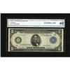Image 1 : Fr. 847a $5 1914 Federal Reserve Note CGA