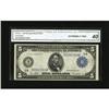 Image 1 : Fr. 851a $5 1914 Federal Reserve Note CGA