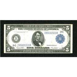 Fr. 855a $5 1914 Federal Reserve Note Extremely