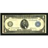 Image 1 : Fr. 887a $5 1914 Federal Reserve Note Fine.