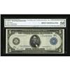 Image 1 : Fr. 891a $5 1914 Federal Reserve Note CGA About