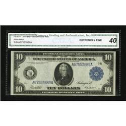 Fr. 907b $10 1914 Federal Reserve Note CGA