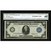 Image 1 : Fr. 907b $10 1914 Federal Reserve Note CGA