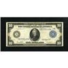 Image 1 : Fr. 931b $10 1914 Federal Reserve Note Fine.