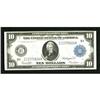 Image 1 : Fr. 939 $10 1914 Federal Reserve Note About New.