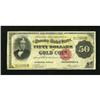 Image 1 : Fr. 1195 $50 1882 Gold Certificate Fine.