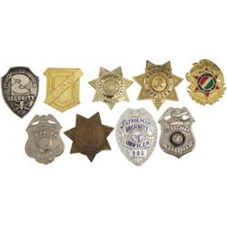 Costume Badges Group of 9