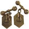 Image 2 : Lucky Luciano Owned Gold Cufflinks