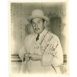 Sidney Toler Signed Photo . An original 8" x 10"