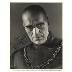 Boris Karloff Signed "Tower of London" Photo