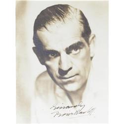 Boris Karloff Signed Photo