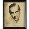 Image 1 : Boris Karloff Signed Photo