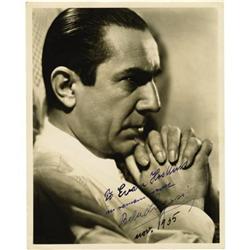 Bela Lugosi Signed Portrait to Evan Hoskins
