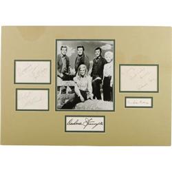 Big Valley Cast Autograph Collection