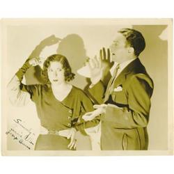 George Burns and Gracie Allen Autographed Portra
