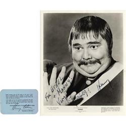 Henry Calvin Signed Photo and AFTRA Card