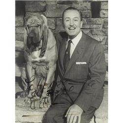 Walt Disney Signed Photo