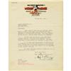 Roy Disney Signed Letter
