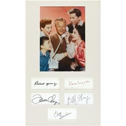 Father Knows Best Cast Autograph Presentation