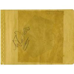 W.C. Fields Autograph