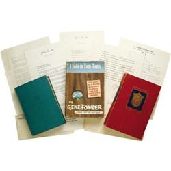 Gene Fowler Letters to Joe Lauri, Jr. and Three