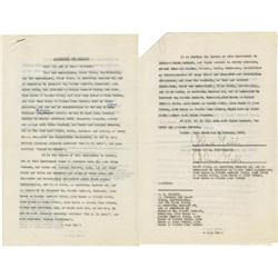 Clark Gable Signed Document