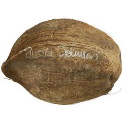 Gilligan's Island Russell Johnson signed cocon