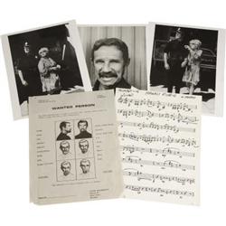 Hawaii Five-O Handwritten Score and Props