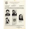 Image 1 : Patty Hearst Wanted Poster Leaflet
