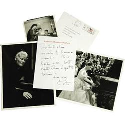 Katharine Hepburn Signed Letter with Photos