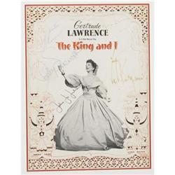 The King and I Cast Signed Program