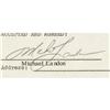 Image 3 : Michael Landon Signed Agreement. A one-page agre