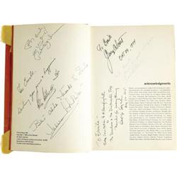Emile LaVigne's Signed Academy Awards Book