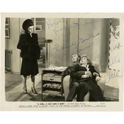 Lucille Ball Signed Photo to Harold Lloyd